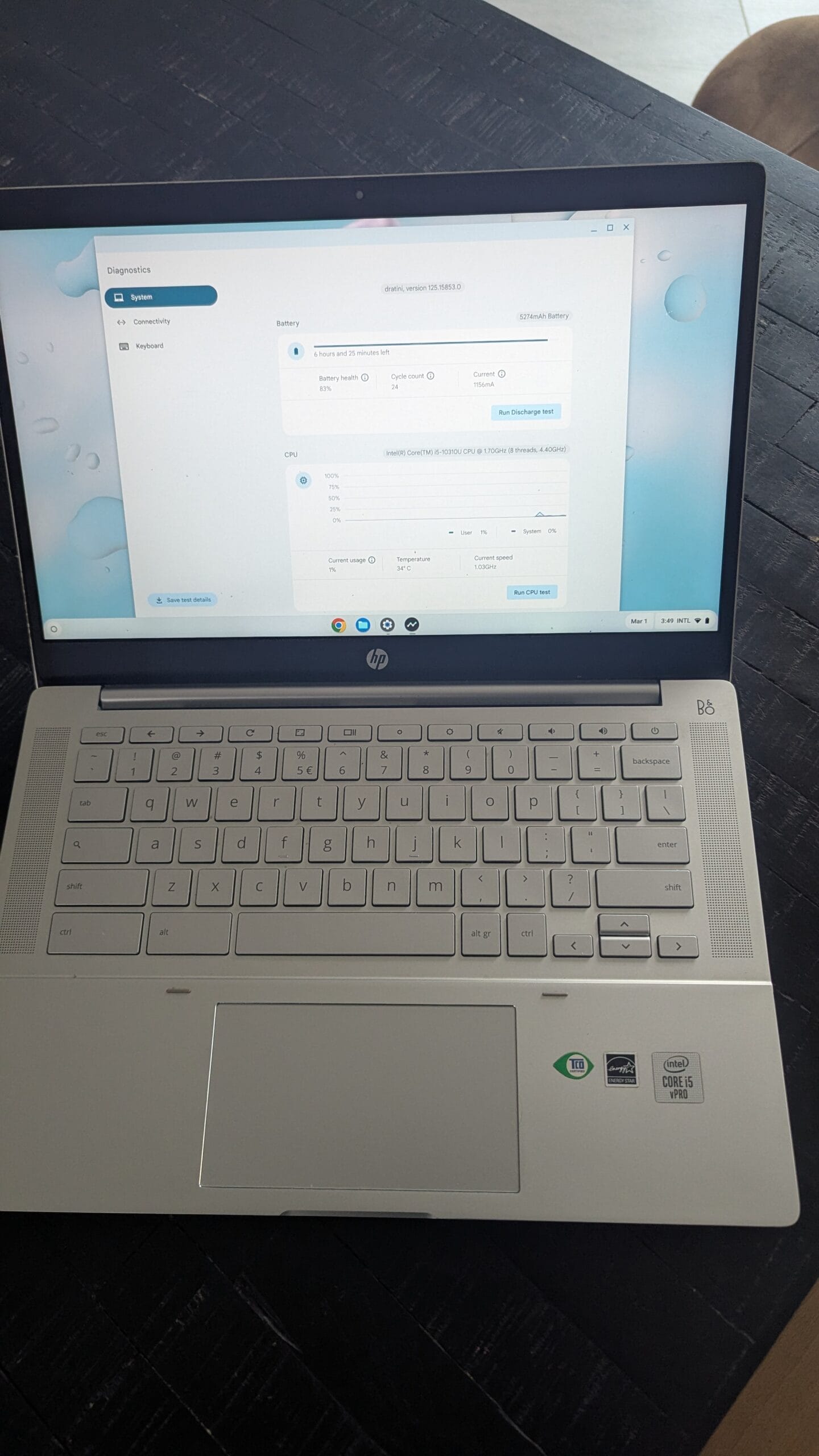 HP elite chromebook c640